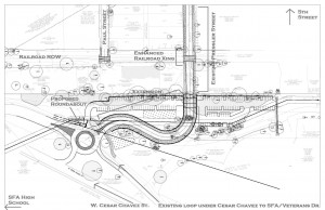 Map of the proposed extension.