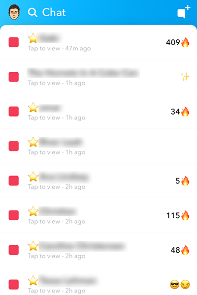 What does 3 streaks mean on snapchat 