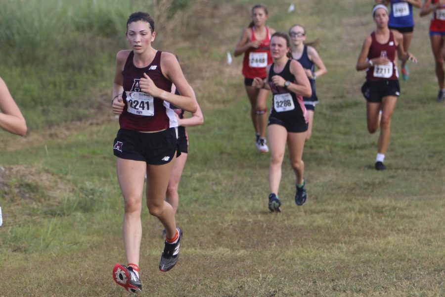 Junior Trini Heidi competes in the Chaparral Invitational. 