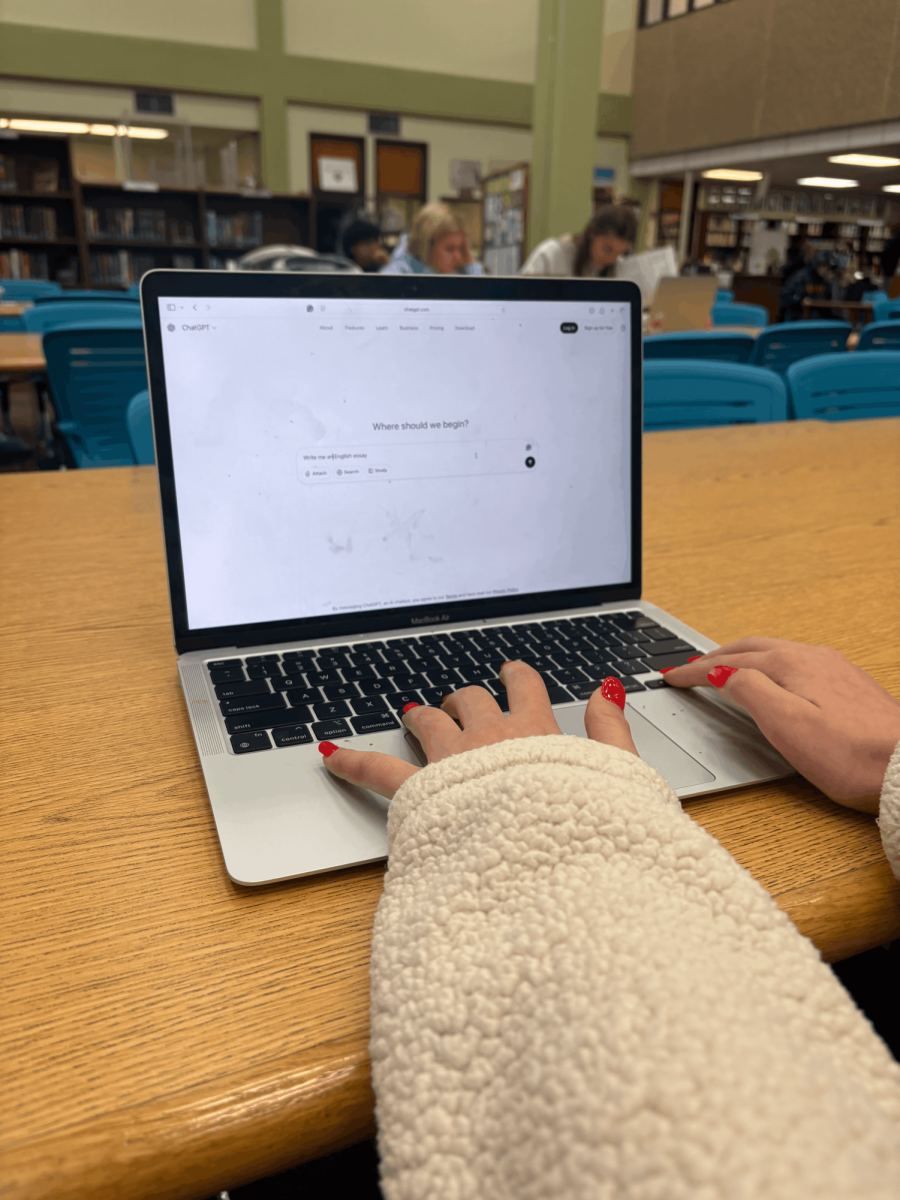 Student Using AI