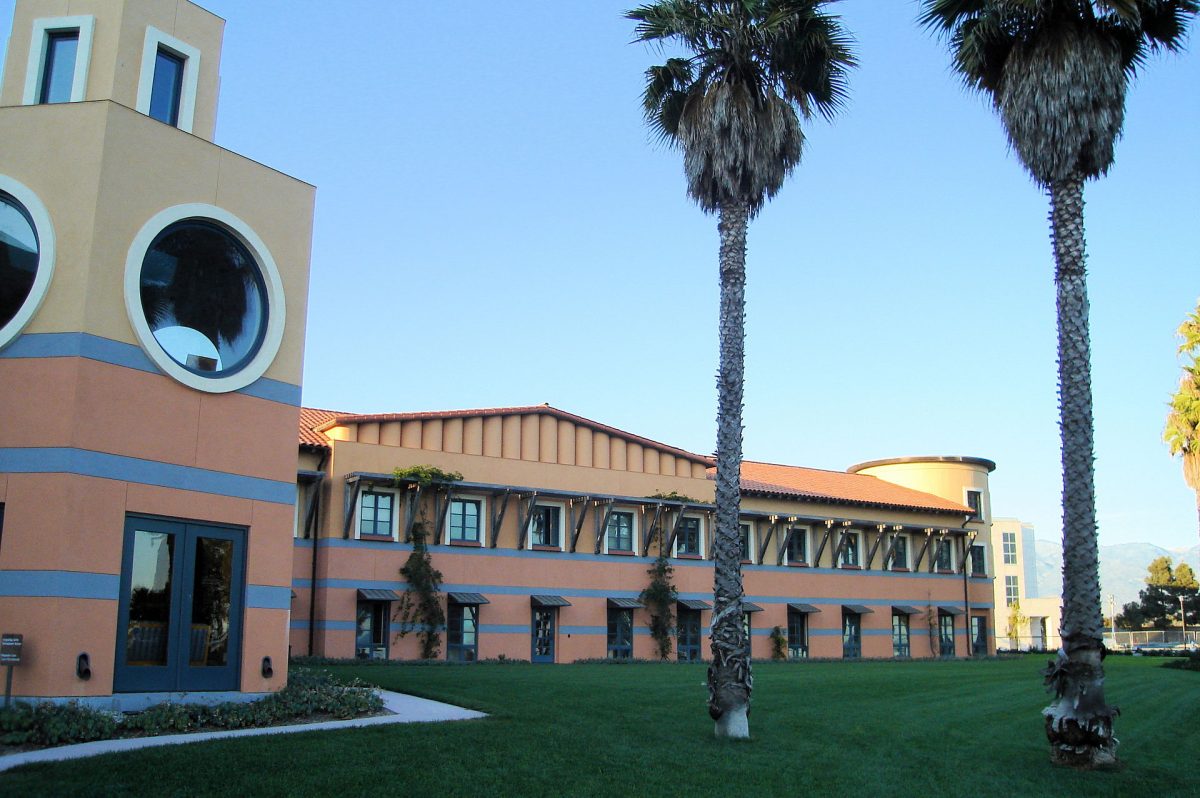 The beautiful campus at UCSB